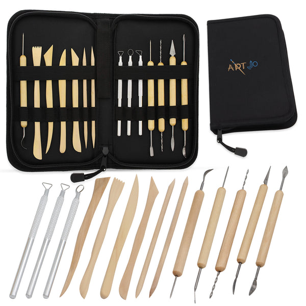 Polymeer Klei voor Kinderen, Modelleerklei Kit met Leerboek voor 28 Patronen, Funtopia 39-delige Oven Bak Klei met 15 Beeldhouwgereedschappen, Opbergdoos en Sleutelhanger Kit voor Kinderen en Polymeer Klei voor Kinderen, Modelleerklei Kit met Leerboek voor 28 Patronen, Funtopia 39-delige Oven Bak Klei met 15 Beeldhouwgereedschappen, Opbergdoos en Sleutelhanger Kit voor Kinderen en